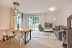 Wohnzimmer - Ferienhaus Haff-Traum mit Kamin, Sauna und Terrasse - Top-Hundeurlaub