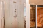 Sauna - Ferienhaus Haff-Traum mit Kamin, Sauna und Terrasse - Top-Hundeurlaub