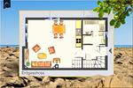 Grundriss - Ferienhaus Haff-Sommer - Top-Hundeurlaub