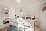 Schlafzimmer - Ferienhaus Haff-Liebe mit Sauna, Kamin und Sonnenterrasse - Top-Hundeurlaub