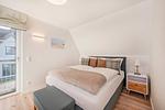 Schlafzimmer - Ferienhaus Haff-Liebe mit Sauna, Kamin und Sonnenterrasse - Top-Hundeurlaub
