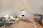 Wohnzimmer - Ferienhaus Haff-Liebe mit Sauna, Kamin und Sonnenterrasse - Top-Hundeurlaub