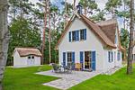 Hauptansicht - Ferienhaus Seeadler mit Kamin, Sauna und Terrasse - Top-Hundeurlaub