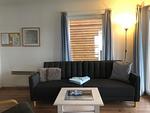 Wohnzimmer - FLOATING HOUSES - "schwimmende Ferienhäuser" in Barth - Haus 5 - Top-Hundeurlaub