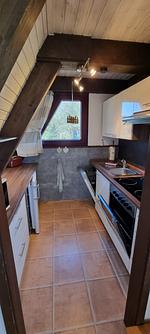 Küche / Küchenzeile - Nurdachhaus PIRATEN WIGWAM - Top-Hundeurlaub