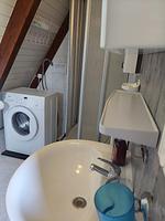 Badezimmer - Nurdachhaus HOHER WEG 50 - Top-Hundeurlaub