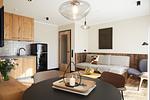 Wohnzimmer - Haus 1 Apartment 2 - Top-Hundeurlaub