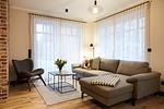 Wohnzimmer - Haus 3 Superior-Apartment 1 - Top-Hundeurlaub
