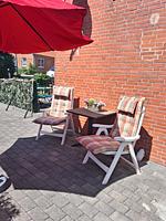 Terrasse - Amei's Huuske Wohnung Amelie - Top-Hundeurlaub