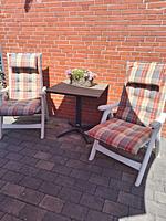 Terrasse - Amei's Huuske Wohnung Amelie - Top-Hundeurlaub