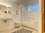 Badezimmer - Ferienwohnung Pier 21 Olpenitz - Top-Hundeurlaub