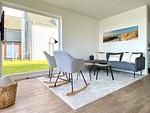 Wohnzimmer - Ferienwohnung Pier 21 Olpenitz - Top-Hundeurlaub