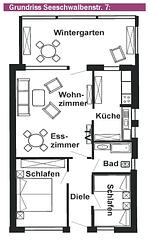 Ferienhaus Seeschwalbenstr. 7 Ostermann Bungalow 1 - Top-Hundeurlaub