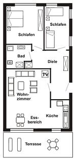 Ferienhaus Pelikanstr. 129 Ostermann Bungalow 5 - Top-Hundeurlaub