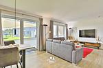 Dat Balle Huus, Wohnzimmer - Ferienhaus Dat Balle Huus Büsum - Top-Hundeurlaub