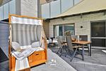 Dat Balle Huus, Strandkorb - Ferienhaus Dat Balle Huus Büsum - Top-Hundeurlaub