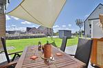 Dat Balle Huus, Gartenblick - Ferienhaus Dat Balle Huus Büsum - Top-Hundeurlaub
