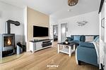 Wohnzimmer - Ferienwohnung Lunas Shelter Olpenitz - Top-Hundeurlaub