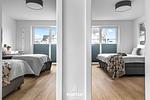 Schlafzimmer - Ferienwohnung Lunas Shelter Olpenitz - Top-Hundeurlaub