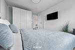 Schlafzimmer - Ferienwohnung Lunas Shelter Olpenitz - Top-Hundeurlaub