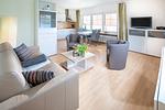 Wohnzimmer - Haus Coordes Wohnung 1 - Top-Hundeurlaub