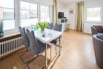 Küche / Küchenzeile - Haus Coordes Wohnung 1 - Top-Hundeurlaub