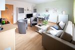 Wohnzimmer - Haus Coordes Wohnung 2 - Top-Hundeurlaub
