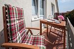 Balkon - Haus Coordes Wohnung 4 - Top-Hundeurlaub