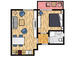 Grundriss - Haus Coordes Wohnung 4 - Top-Hundeurlaub