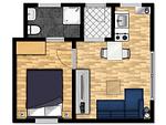 Grundriss - Haus Coordes Wohnung 6 - Top-Hundeurlaub