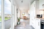 Küche / Küchenzeile - Ferienwohnung Nicks Seestern Olpenitz - Top-Hundeurlaub