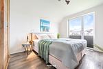 Schlafzimmer - Ferienwohnung Nicks Seestern Olpenitz - Top-Hundeurlaub