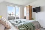 Schlafzimmer - Ferienwohnung Nicks Seestern Olpenitz - Top-Hundeurlaub