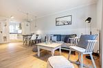 Wohnzimmer - Haus Strandläufer - Top-Hundeurlaub