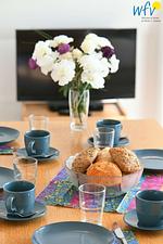 Wohnzimmer - Ferienwohnung 11 - Top-Hundeurlaub