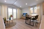 Wohnzimmer - Ferienhaus "KleineDüne", eingezäuntes Grundstück (103) - Top-Hundeurlaub