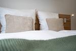 Schlafzimmer - Ferienhaus "KleineDüne", eingezäuntes Grundstück (103) - Top-Hundeurlaub