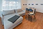 Wohnzimmer - Ferienhaus Heimatdock - Top-Hundeurlaub