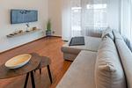 Wohnzimmer - Ferienhaus Heimatdock - Top-Hundeurlaub