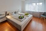Schlafzimmer - Ferienhaus Heimatdock - Top-Hundeurlaub
