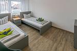 Schlafzimmer - Ferienhaus Heimatdock - Top-Hundeurlaub