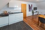 Küche / Küchenzeile - Ferienhaus Heimatdock - Top-Hundeurlaub