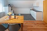 Küche / Küchenzeile - Ferienhaus Heimatdock - Top-Hundeurlaub