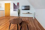 Wohnzimmer - Ferienhaus Heimatdock - Top-Hundeurlaub
