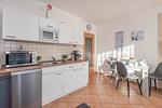 Küche / Küchenzeile - Ferienwohnung Meerweh mit Balkon und nur 200 m zum Meer - Top-Hundeurlaub