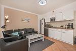 Wohnzimmer - Ferienwohnung Meerweh mit Balkon und nur 200 m zum Meer - Top-Hundeurlaub