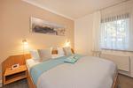 Schlafzimmer - Ferienwohnung Meerweh mit Balkon und nur 200 m zum Meer - Top-Hundeurlaub