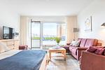 Schlafzimmer - Ferienwohnung Hafenschlösschen Büsum - Top-Hundeurlaub