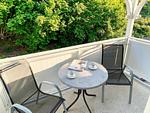Balkon - FeWo09: zentrums- und strandnah, Balkon - Top-Hundeurlaub