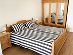 Schlafzimmer - FeWo09: zentrums- und strandnah, Balkon - Top-Hundeurlaub